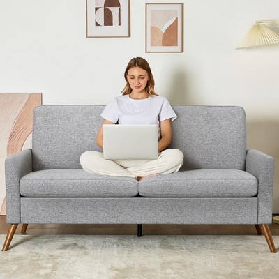 Dyonery 68" Loveseat Sofa,Tool-Free Setup Small Couches