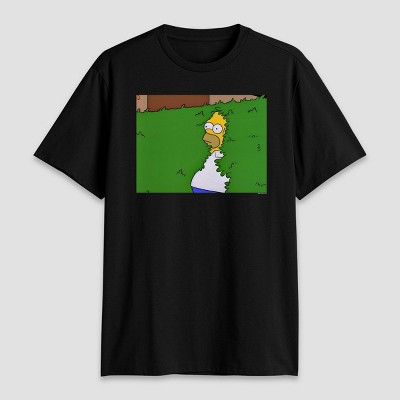 Men's The Simpsons Short Sleeve Crewneck T-Shirt - Black