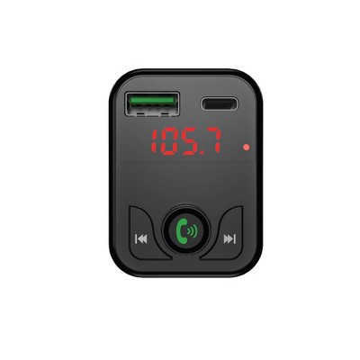 Car and Driver Wireless FM Transmitterwith Dual USB Chargers