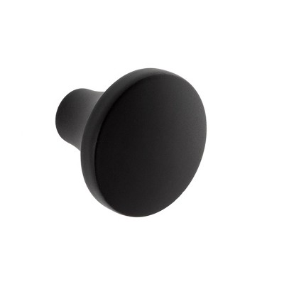 Sumner Street Home Hardware 10pk Lancaster 1-1/8" Round Knobs Matte Black: Zinc Cabinet Knobs, Powder-Coated Finish, Door Handle