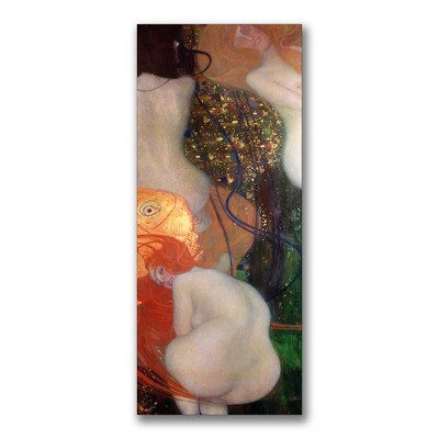 Trademark Fine Art -Gustav Klimt 'Goldfish, 1901-02' Canvas Art