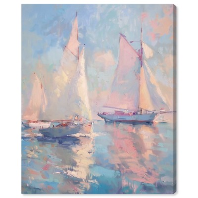 Art Remedy Set Sail Sailing Wall Art Unframed