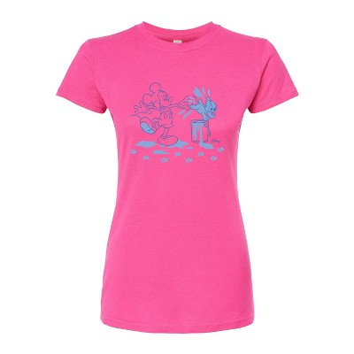 Women's - Disney - Mickey Mouse Fitted Graphic T-Shirt