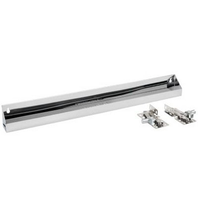 Rev-A-Shelf Stainless Steel Slim Tip-Out Storage Tray with Soft-Close Hinges for Kitchens, Laundry Rooms, or Vanity Cabinets