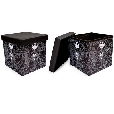 Ukonic Disney The Nightmare Before Christmas Jack Skellington Storage Bins | Set of 2