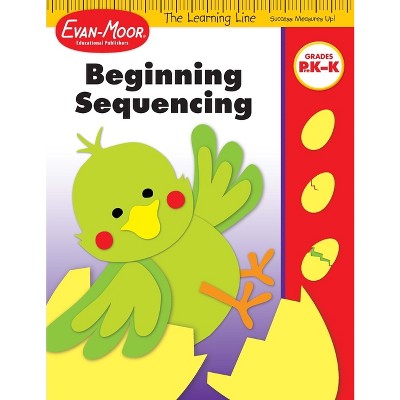Learning Line: Beginning Sequencing, Prek - Kindergarten Workbook - by  Evan-Moor Educational Publishers (Paperback)