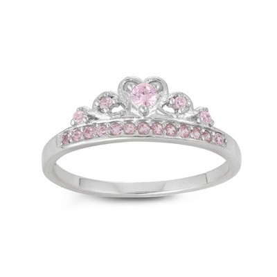 Junior Jewels Sterling Silver Cubic Zirconia Ring