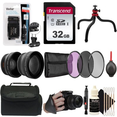 Vivitar Complete Accessory Bundle for Canon EOS R100 R50 R10