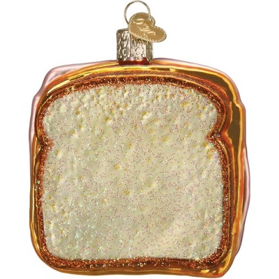 Old World Christmas Glass Blown Christmas Ornament, Ham and Cheese Sandwich (With OWC Gift Box)