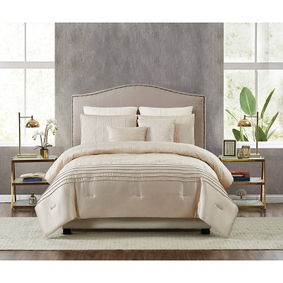 5th Avenue Lux 7pc Noelle Comforter Set Ivory
