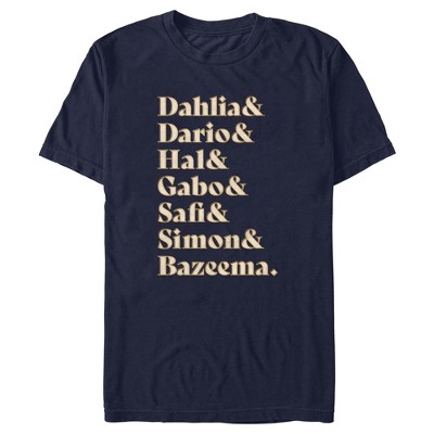 Men's Wish Character Name Stack T-Shirt