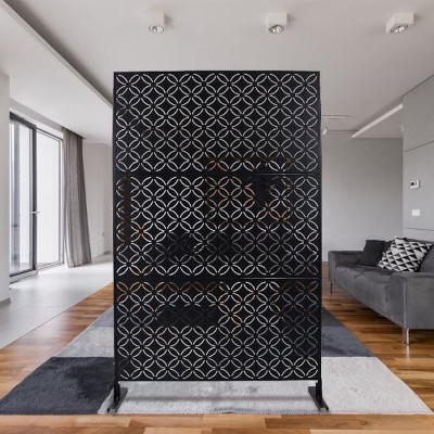 PAGED 76" H×48" W Patio Privacy Screen, Fence Privacy Screen, Outdoor Privacy Screen Freestanding Balcony Privacy Screen for Lawn Garden Deck