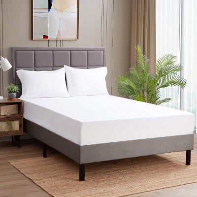 Fitted Sheet Brushed Microfiber Bottom Sheets with Built in Sheet Straps by Sweet Home Collection®