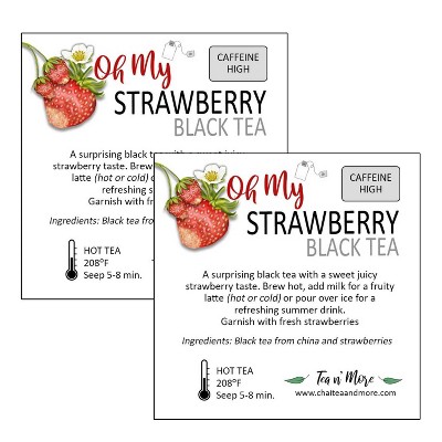Tea n More Strawberry Cold Brew Black Tea - Pack of 2