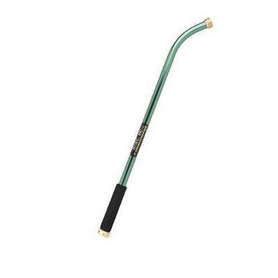 Ultimate Innovations Aluminum/Brass Ultimate Watering Wand: 24.5" Extension, Curved Neck, Comfort Grip