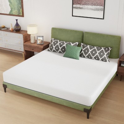 FDW Base Foam Mattress 8 Inch Mattress, CertiPUR-US Certified,Breathable Bed Mattress for Cooler Sleep Supportive,Removable Soft Cover,White