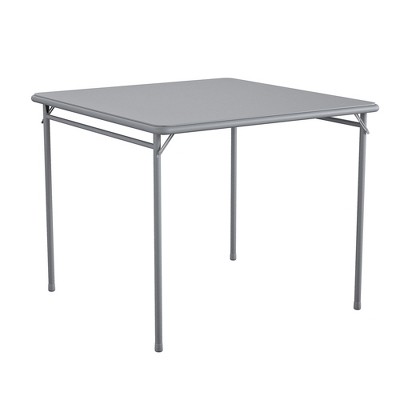 COSCO 34" Square Vinyl Top Folding Card Table