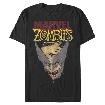 Men's Marvel Zombies X-Men Wolverine Face T-Shirt
