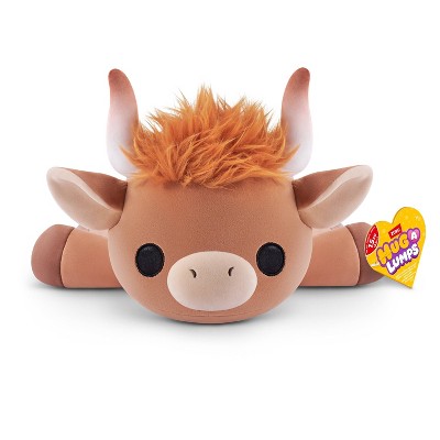 Hug-A-Lumps Highland Cow Series 2 Weighted Plush: Stuffed Farm Animal, 23-Inch Polyester Toy