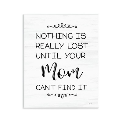 Stupell Industries Funny Nothing Is Lost Wall Plaque Art
