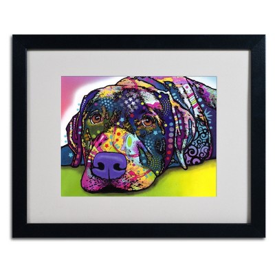 Trademark Fine Art - Dean Russo 'Savvy Labrador'