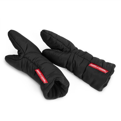 Radio Flyer Push Handle Mittens - Black - 2pk