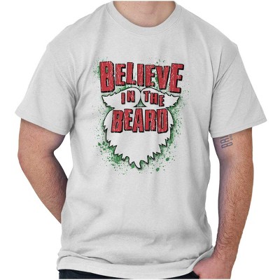 Christmas Santa Believe in the Beard Graphic T Shirt Men or Women Brisco Brands