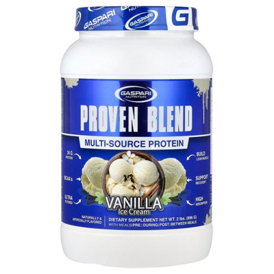 Gaspari Nutrition Proven Blend Multi-Source Protein, Vanilla Ice Cream, 2 lbs (896 g)