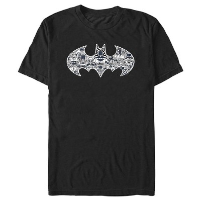 Men's Batman Caped Crusader Character Logo T-Shirt