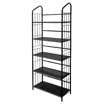 Metal Book Shelf Black - Ore International