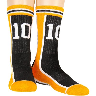 Haikyu!! Manga Anime Volleyball Hinata Jersey Number 10 Adult Crew Socks