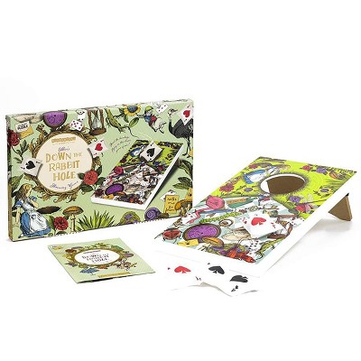 Professor Puzzle Alice In Wonderland Down the Rabbit Hole Bean Bag Toss Game