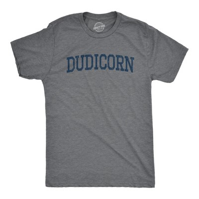 Mens Dudicorn T Shirt Funny Dude Unicorn Mythical Horse Hilarious Graphic Novelty Tee - Crazy Dog Men's T Shirt With Unicorn Sayings