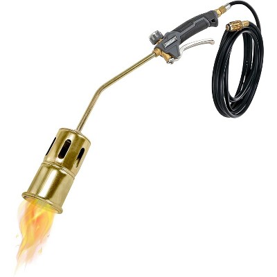 Ivation 320,000 BTU Propane Torch – Heavy Duty Weed Burner, 12' Hose, Adjustable Flame Control