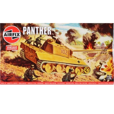 Level 2 Model Kit German Panther Tank 1/76 Plastic Model Kit by Airfix