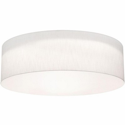 AFX Anton 1 - Light Flush Mount in  Linen White