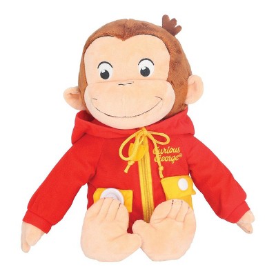 Kids Preferred Learn to Dress Curious George Plush