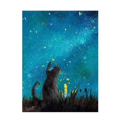 Trademark Fine Art - Ronald West Watching Felis 1 Canvas Art