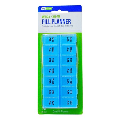 Ezy Dose Blue, White 7 Day Pill Organizer 67375