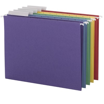Smead Hanging File Folder with Tab, 1/3-Cut Adjustable Tab, Letter Size, 25 per Box
