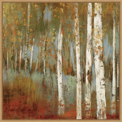 Amanti Art Along the Path I by Allison Pearce Canvas Wall Art Print Framed 22 x 22-in.