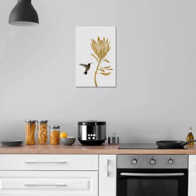 iCanvas Hummingbird and Flower II by Orara Studio Canvas Print Wall Art