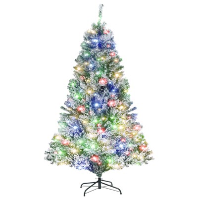 6.5 Ft Pre-Lit Artificial Christmas Tree