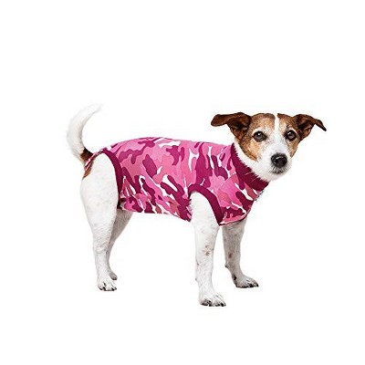 Suitical Recovery Suit for Dogs with Click Up System - Pink Camouflage