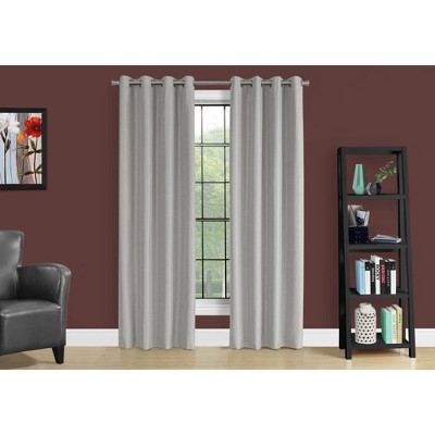 MAYEERTY Curtain Panel Silver Thermal Insulation Polyester Modern for Living Room Bedroom 54"x84" 2pcs