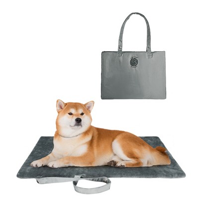 Catalonia Waterproof Dog Mat, Portable Reversible Pet Travel Mat, Pet Cushion Pad with Handle for Small Medium Dogs Cats, Indoor or Outdoor