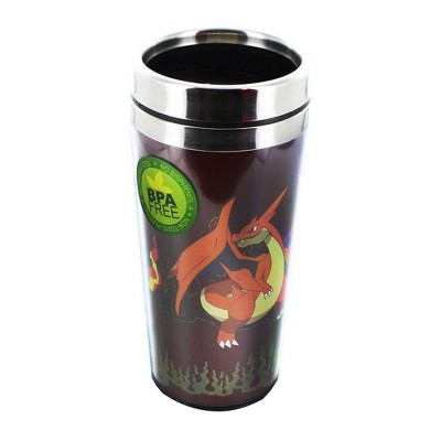 Just Funky Pokemon Mega Charizard Y 16oz Travel Cup