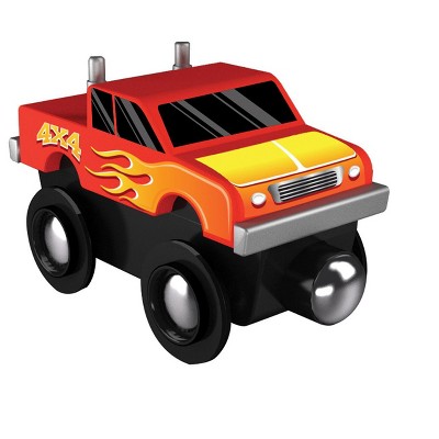 MasterPieces Monster Truck Wooden Toy Train Engine For Kids