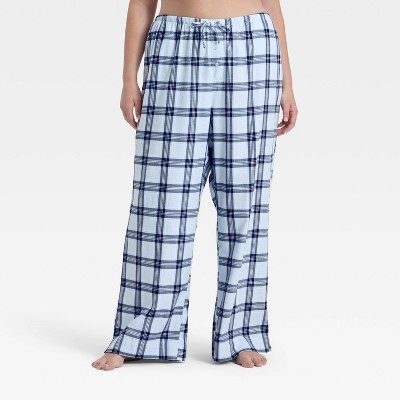 Women's Flannel Wide Leg Pajama Pants - Wild Fable™