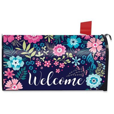 Bright Floral Spring Magnetic Mailbox Cover Standard Briarwood Lane